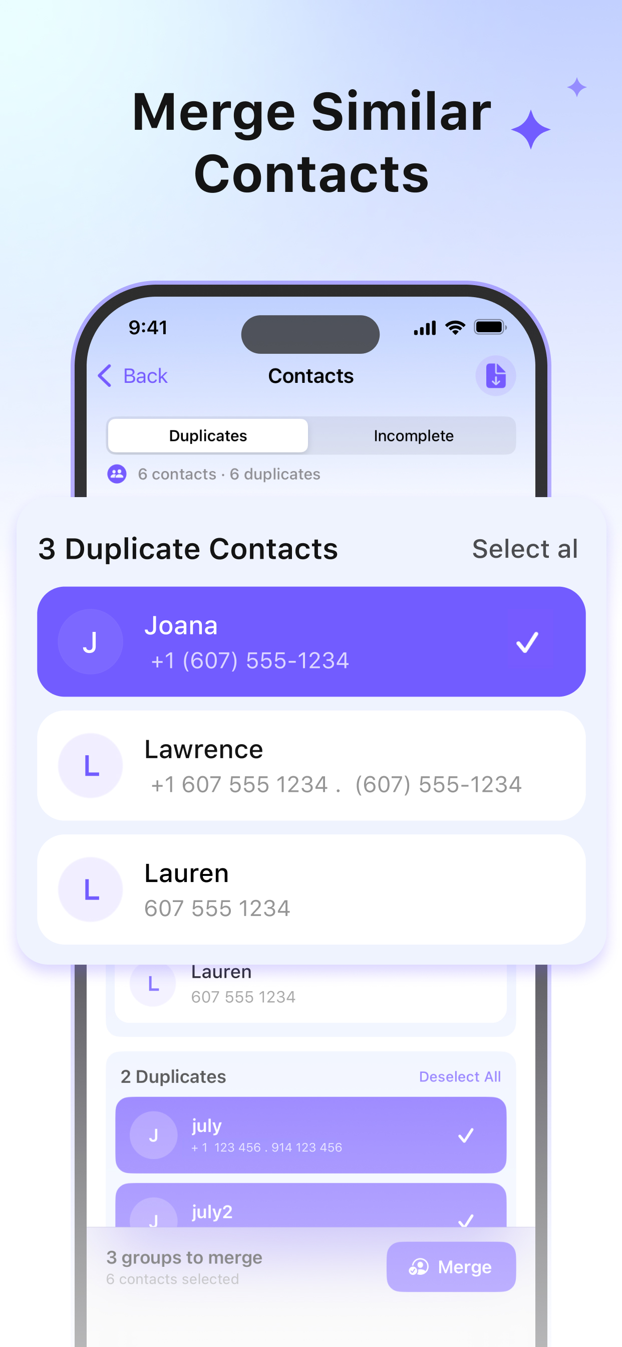 Contacts